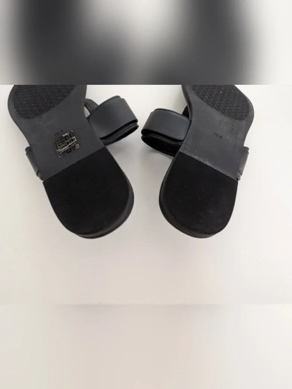 EUC! Tory Burch Marsden Sandal In Black Leather Size 10.5